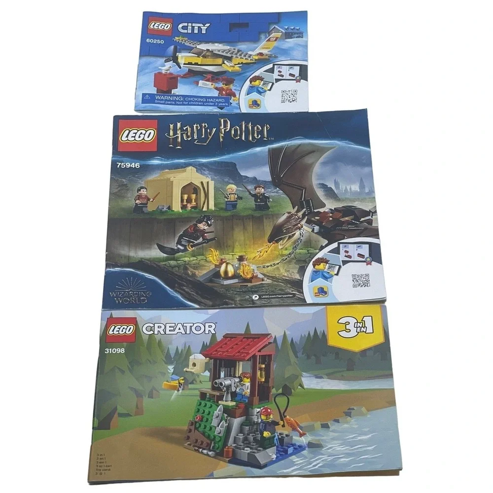 LEGO Instruction Manuals Lot of 19 City Creator Classic Chima Harry Potter Mixed